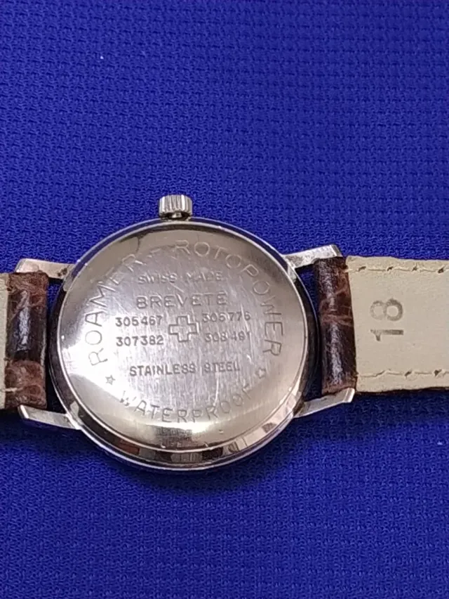 Reloj Roamer Rotopower 44 rubies Vintage