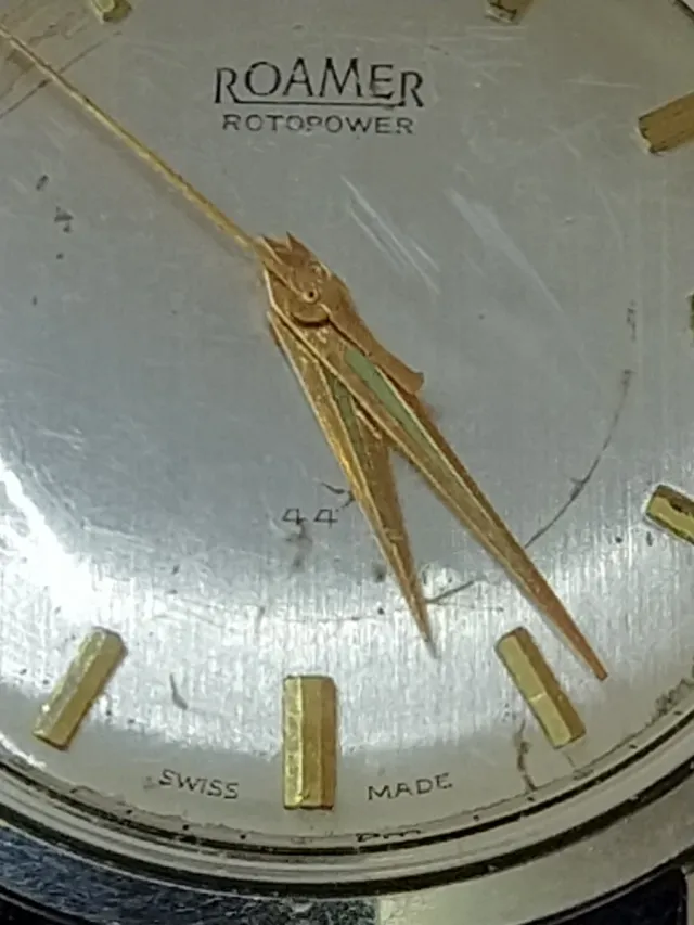 Reloj Roamer Rotopower 44 rubies Vintage