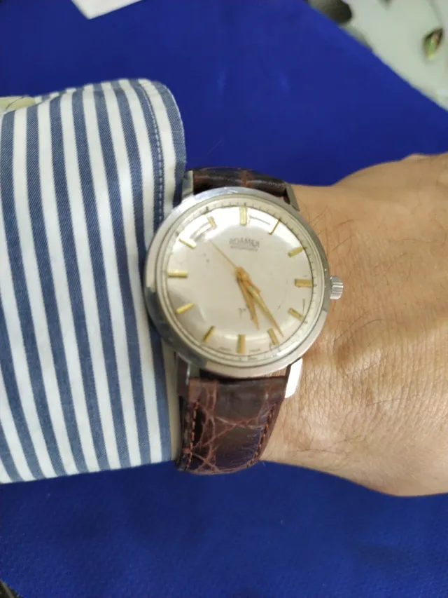 Reloj Roamer Rotopower 44 rubies Vintage