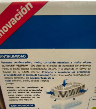 Cesta o caja de deshumidificador Humydry de 1 kg