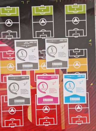 5 Cromos Lionel Messi - Qatar 2022