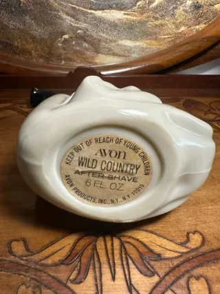 Flacone dopobarba vintage Avon Products bulldog