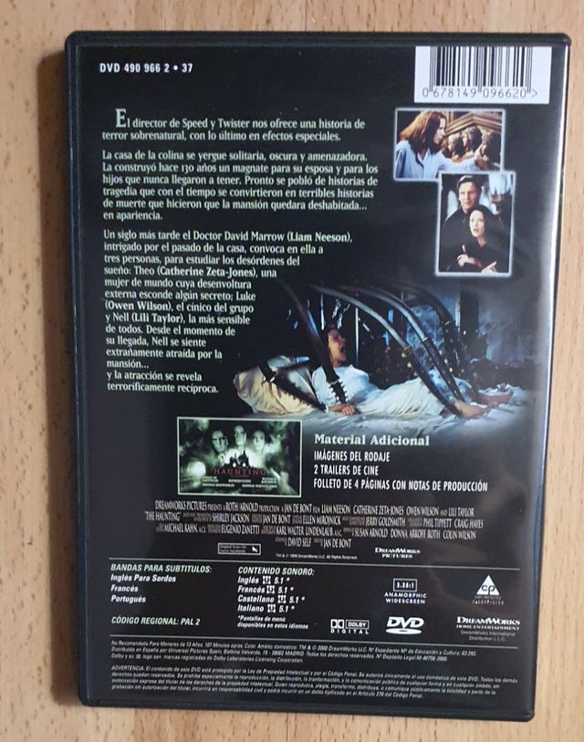 Pelicula The Haunting (La Guarida) envío InPost.
