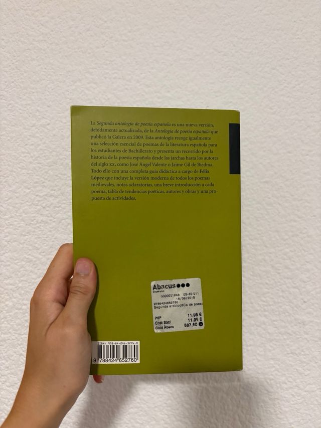 Segunda antología de poesía española
