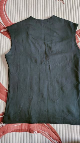 Top corto Bershka negro - M