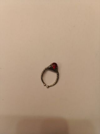 Anillo plata ámbar