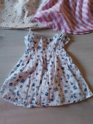 3 vestiti neonata 1-3 mesi 56/62 cm