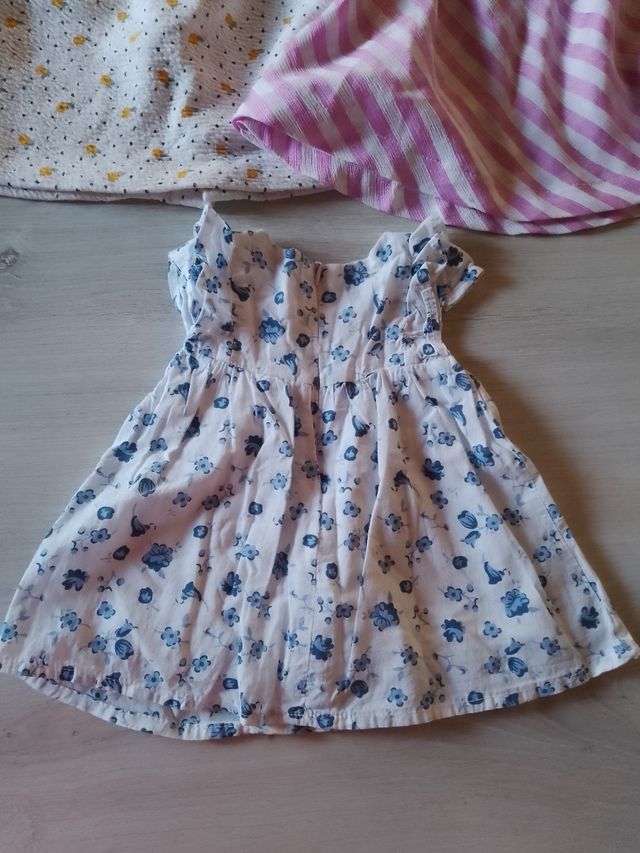 3 vestiti neonata 1-3 mesi 56/62 cm