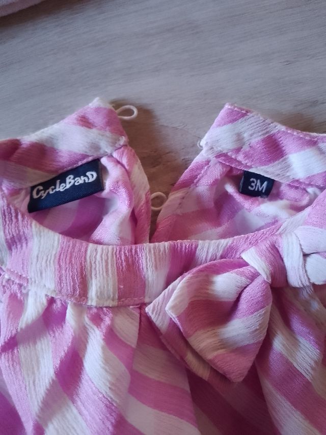 3 vestiti neonata 1-3 mesi 56/62 cm