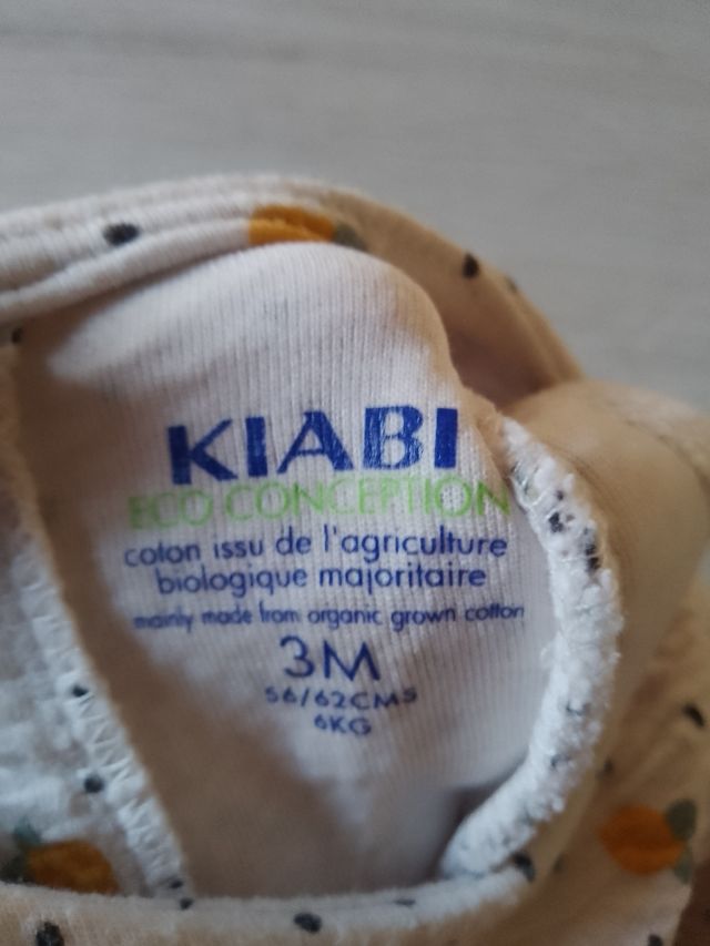 3 vestiti neonata 1-3 mesi 56/62 cm