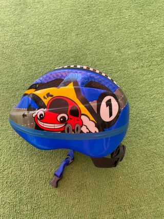Casco bici niño azul - Impecable