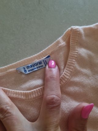 Vestito bimba maglia tulle rosa