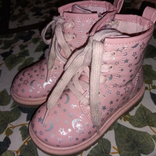 Scarponcini bimba stelle rosa