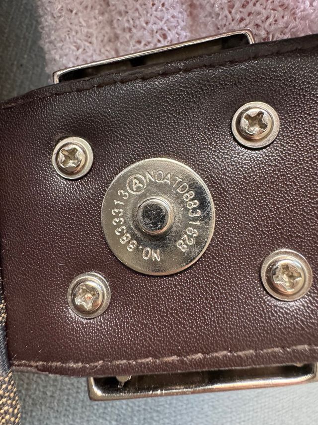 Borsa baguette marrone Fendi Zucca