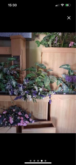 Jardineras madera maciza