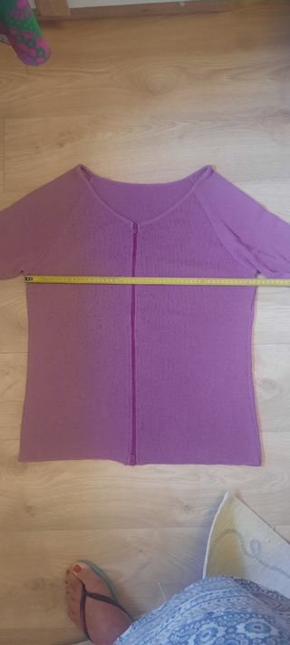 Maglia Tricot viola con zip di alta qualità