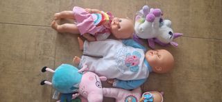 Lote de Muñecos y Peluches