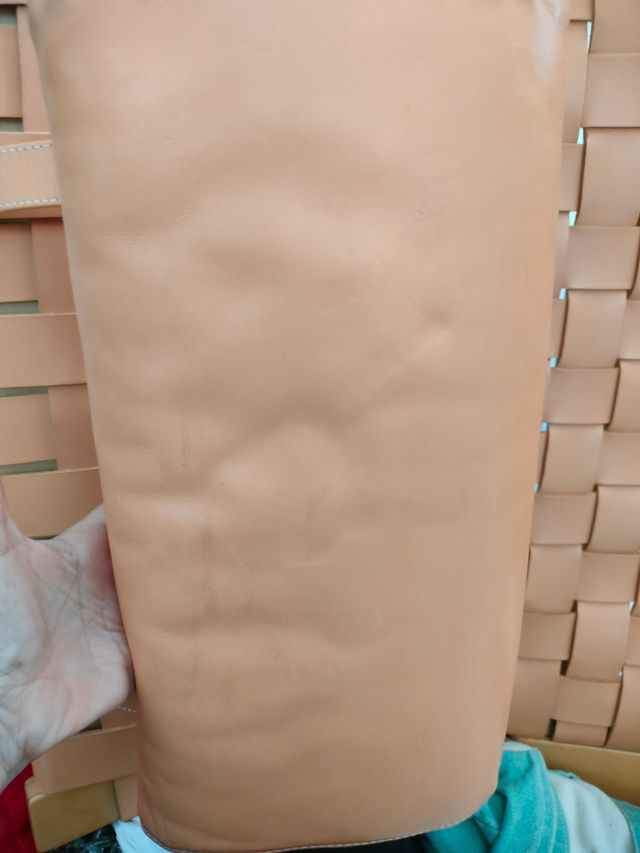 Poltrona Ikea Poäng vintage in pelle