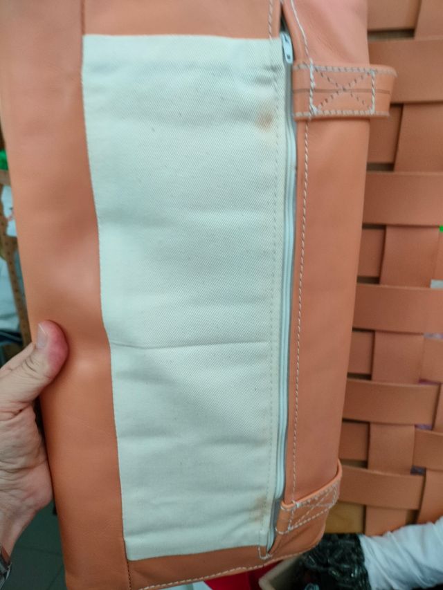 Poltrona Ikea Poäng vintage in pelle