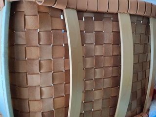 Poltrona Ikea Poäng vintage in pelle