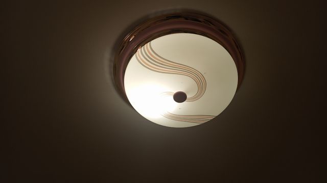  2Plafónes techo rosa-blanco, 3 luces