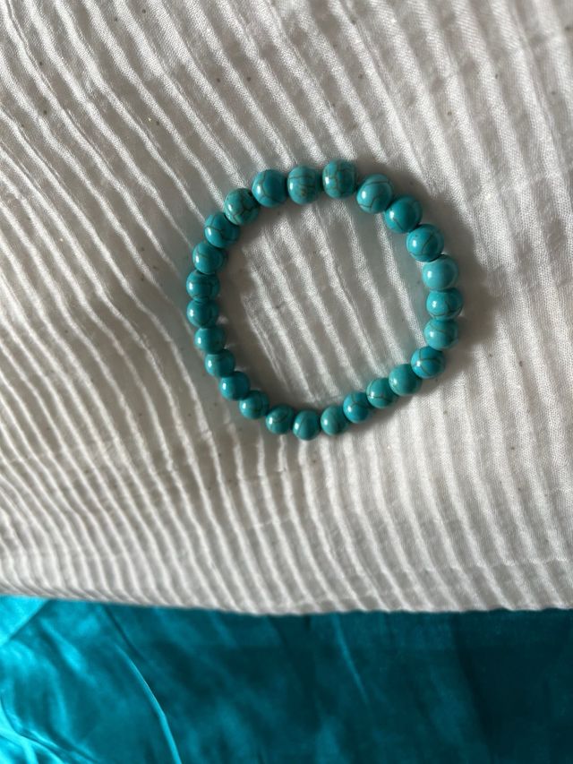 Pulsera Malaquita - Verde y turquesa