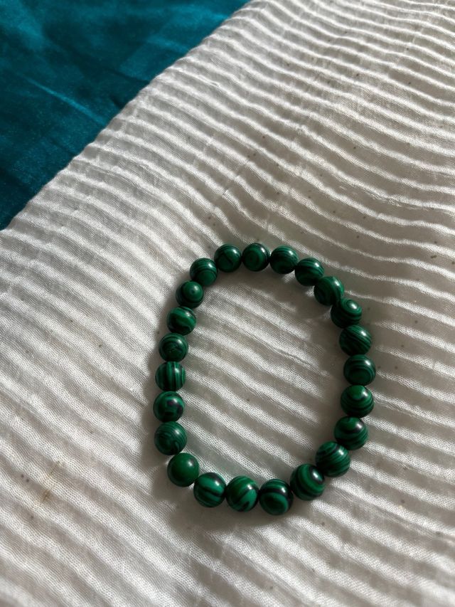 Pulsera Malaquita - Verde y turquesa