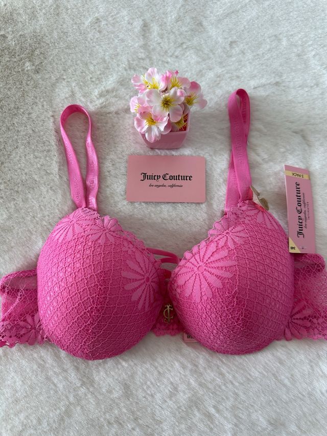 Brasier Juicy Couture Rosa Talla S