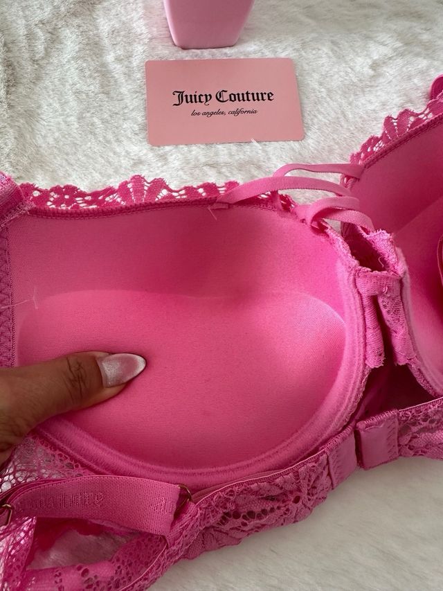 Brasier Juicy Couture Rosa Talla S