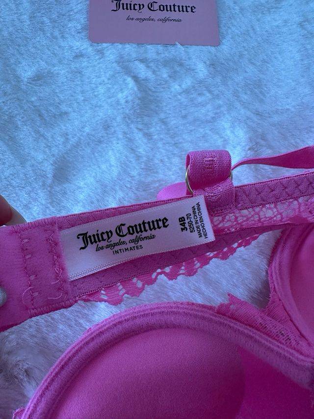 Brasier Juicy Couture Rosa Talla S
