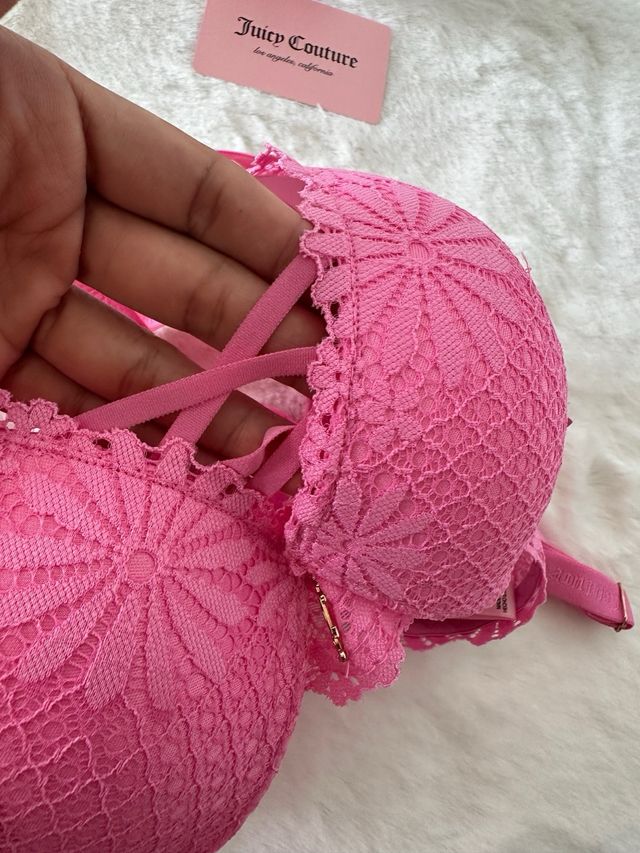 Brasier Juicy Couture Rosa Talla S