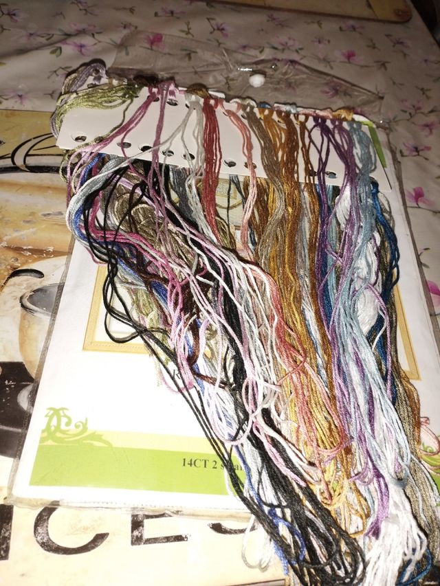 Kit Punto Cruz Pareja Ancianos