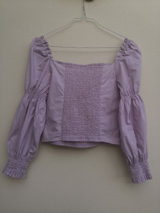 Blusa lilla manica lunga tg S