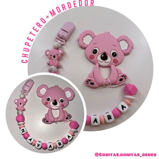 Chupetero personalizado con mordedor