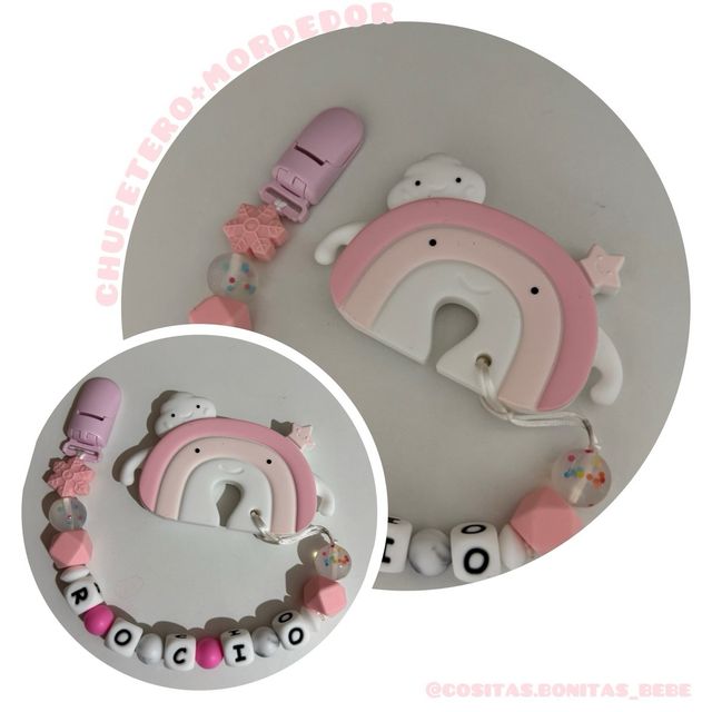 Chupetero personalizado con mordedor