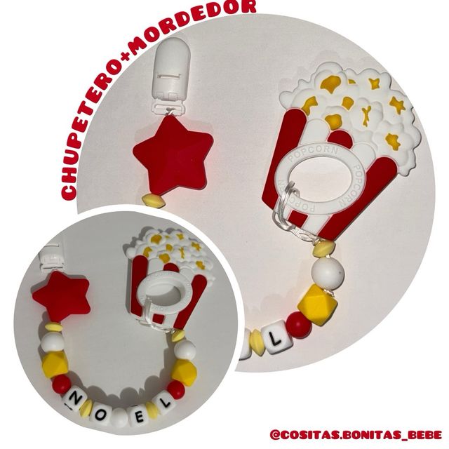 Chupetero personalizado con mordedor