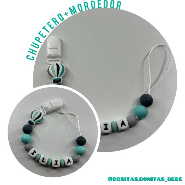 Chupetero personalizado con mordedor