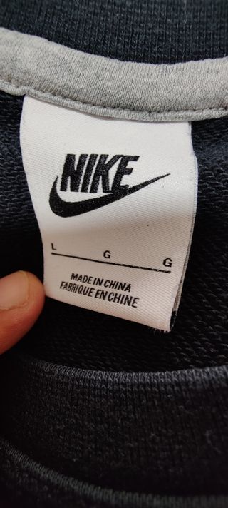 Sudadera Nike L negra