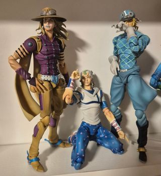 Figuras Jojo's Steel Ball Run Gyro, Johnny, Diego