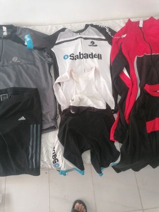 Ropa ciclismo: maillot, culotte, chaqueta