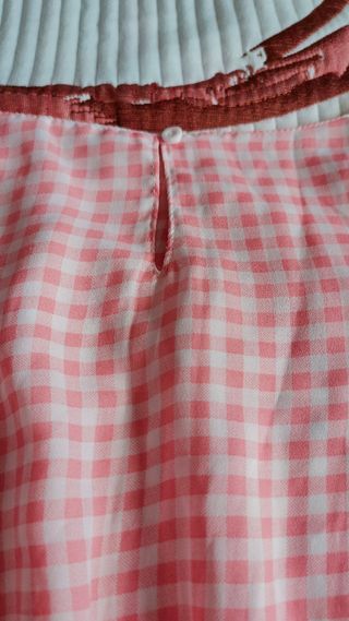 Vestido rosa verano fluido