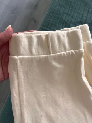 Pantalones chándal Mango beige