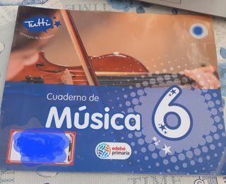 Libro texto asignatura Música. 6 Ed.Primaria