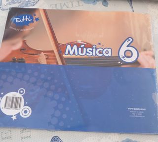 Libro texto asignatura Música. 6 Ed.Primaria