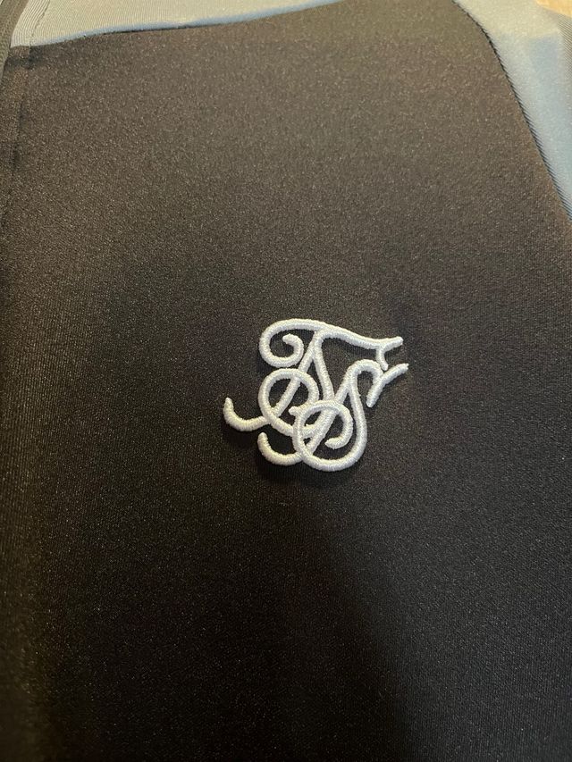 Chaqueta Siksilk negra y gris