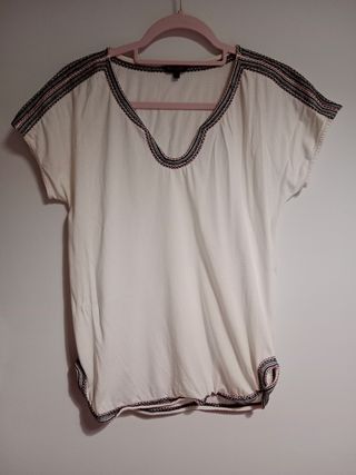 Camiseta Massimo Dutti blanca