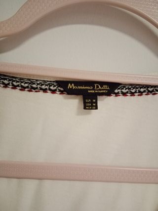 Camiseta Massimo Dutti blanca