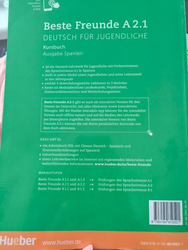 BESTE FREUNDE A2.1 KB & Code Ausg. Span.