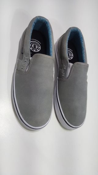 Zapatillas Element piel gris azulado n39. Nuevas