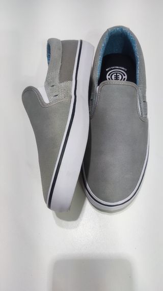Zapatillas Element piel gris azulado n39. Nuevas